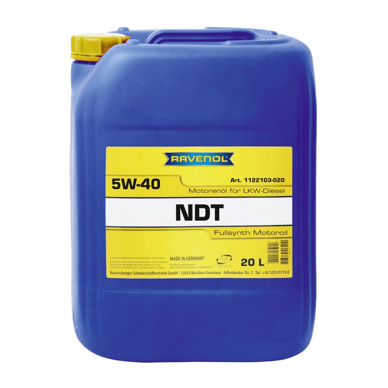 Моторное масло Ravenol NDT SAE 5W-40, 20л